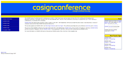 Desktop Screenshot of cosignconference.org