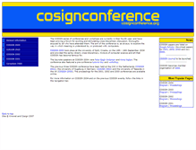 Tablet Screenshot of cosignconference.org